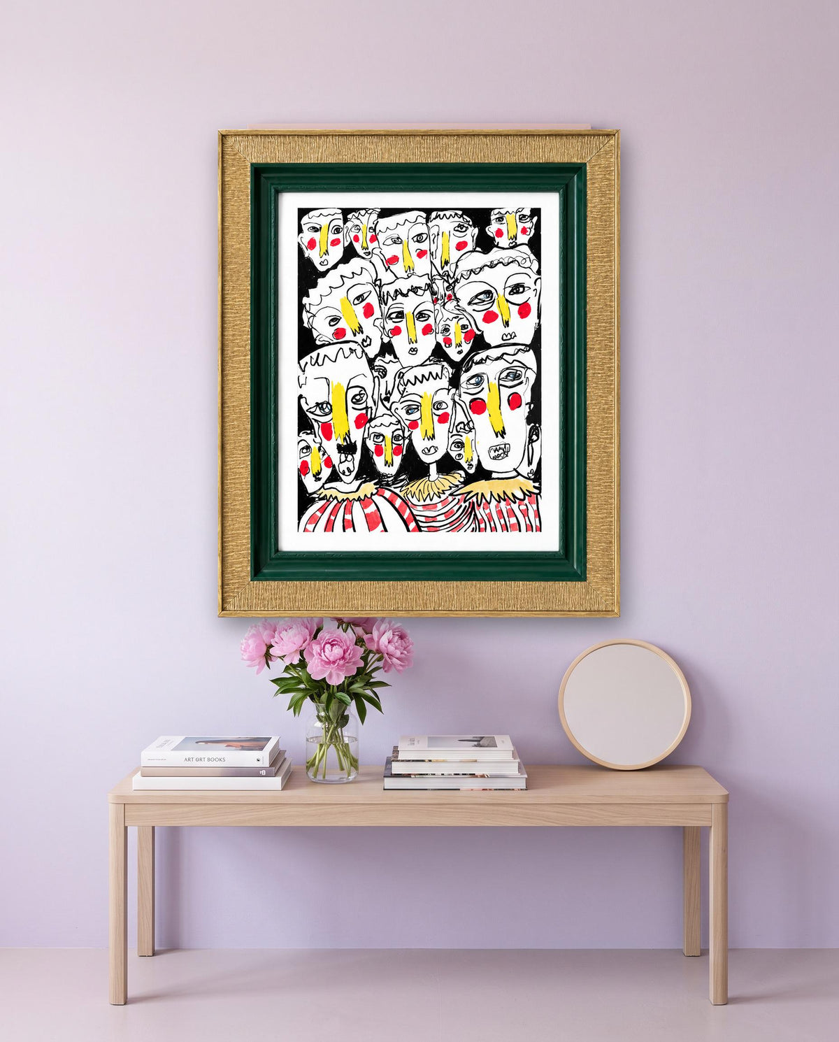 Bold Faces Art Print
