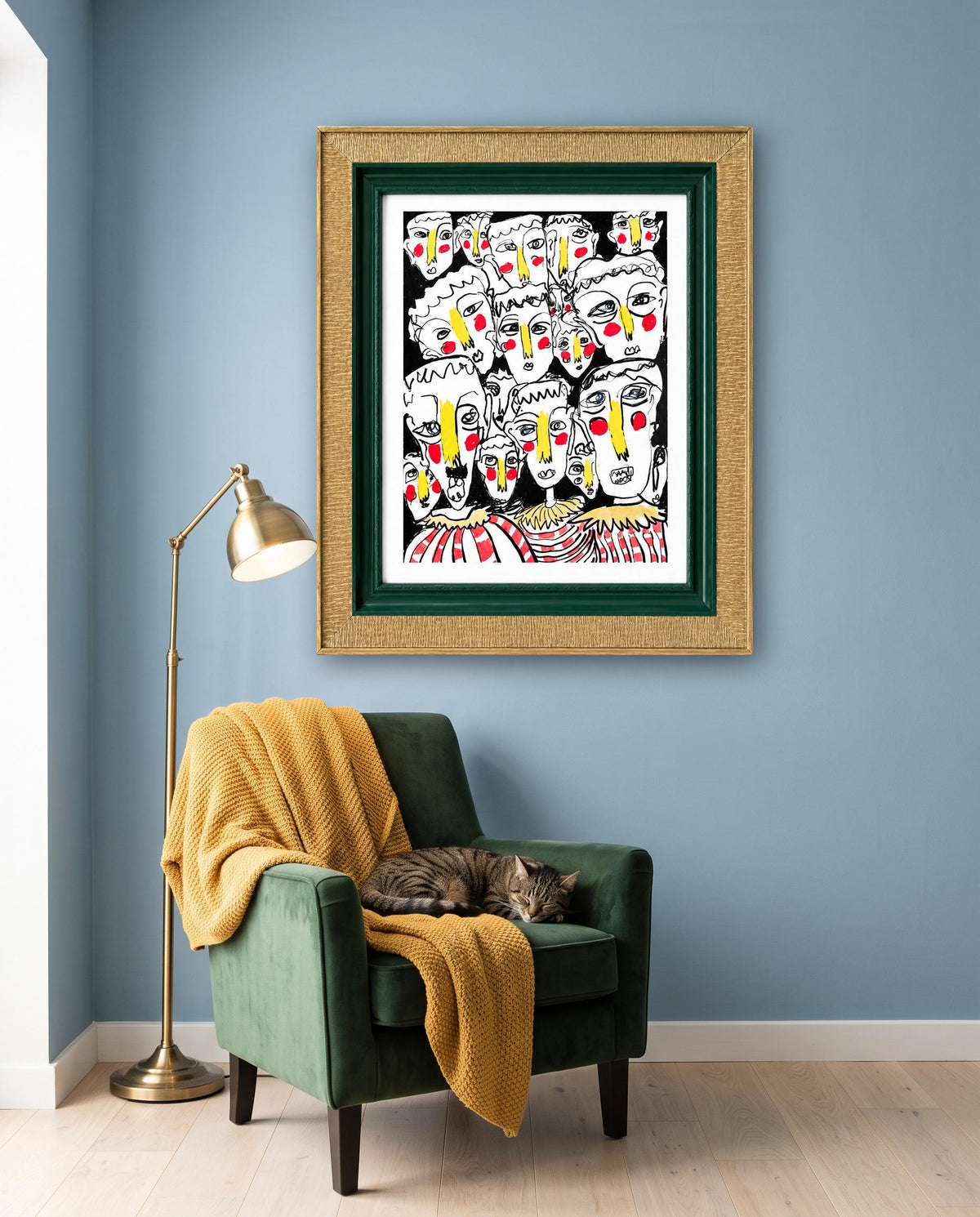 Bold Faces Art Print