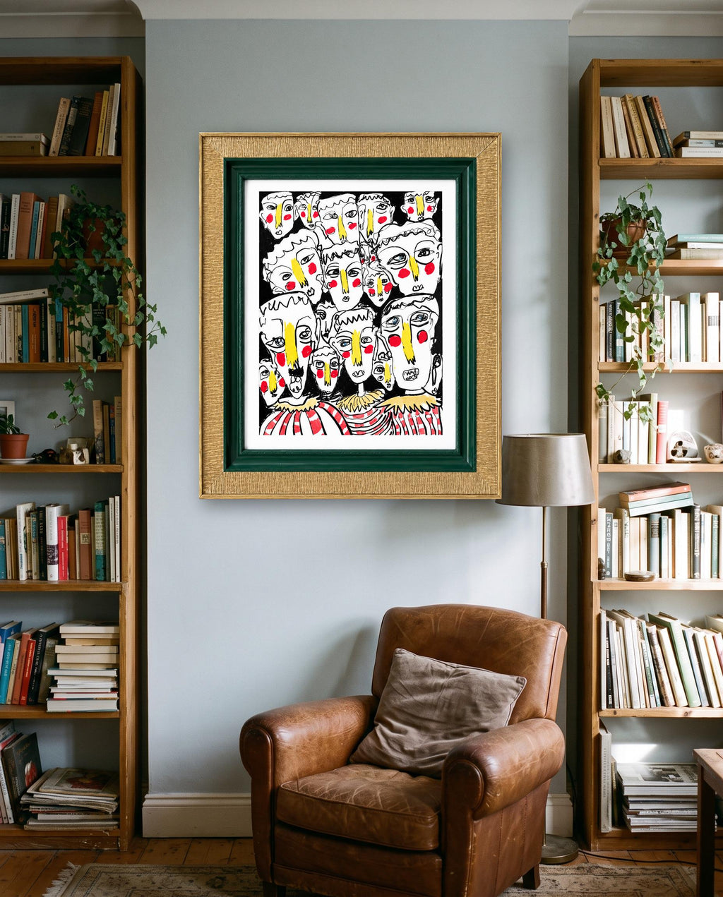 Bold Faces Art Print