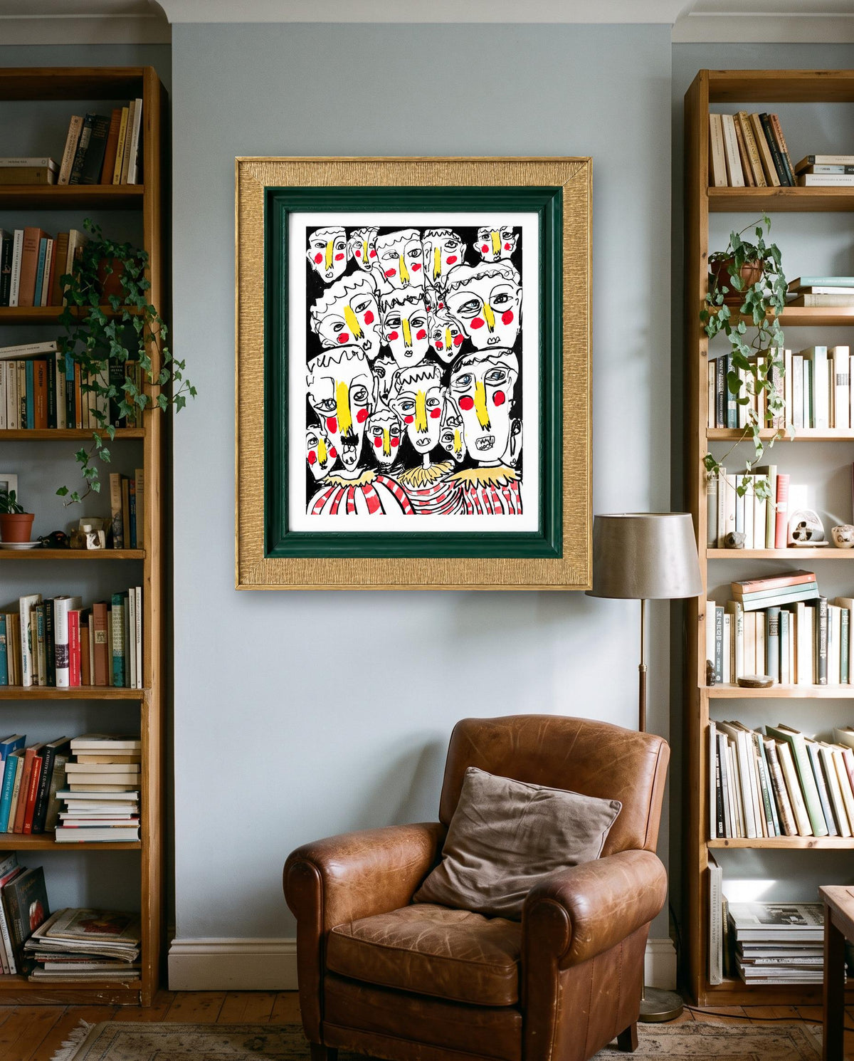 Bold Faces Art Print
