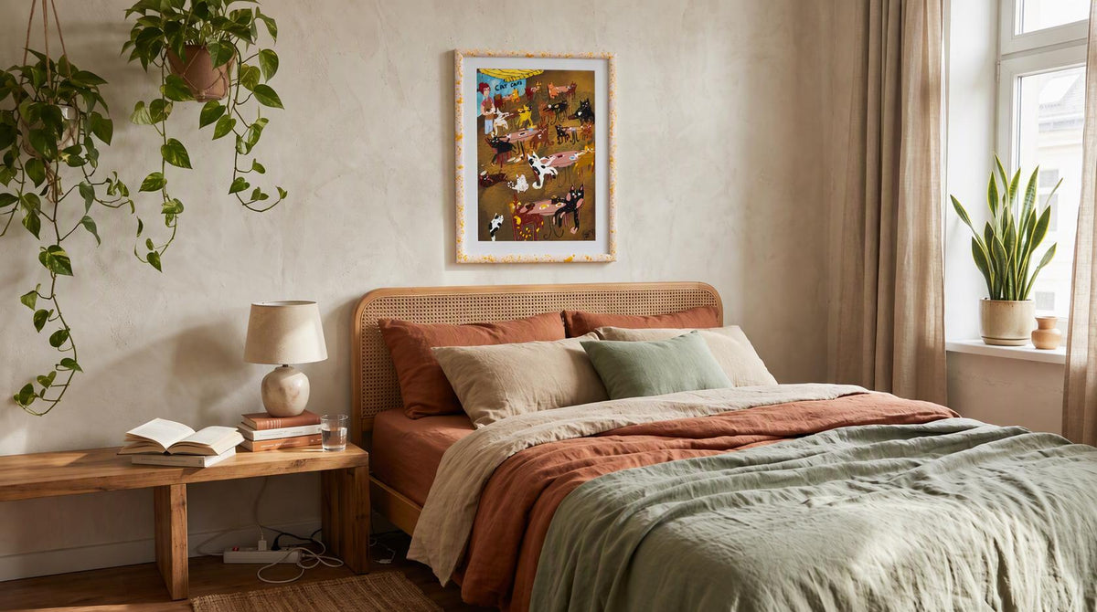 Cat Cafe Art Print