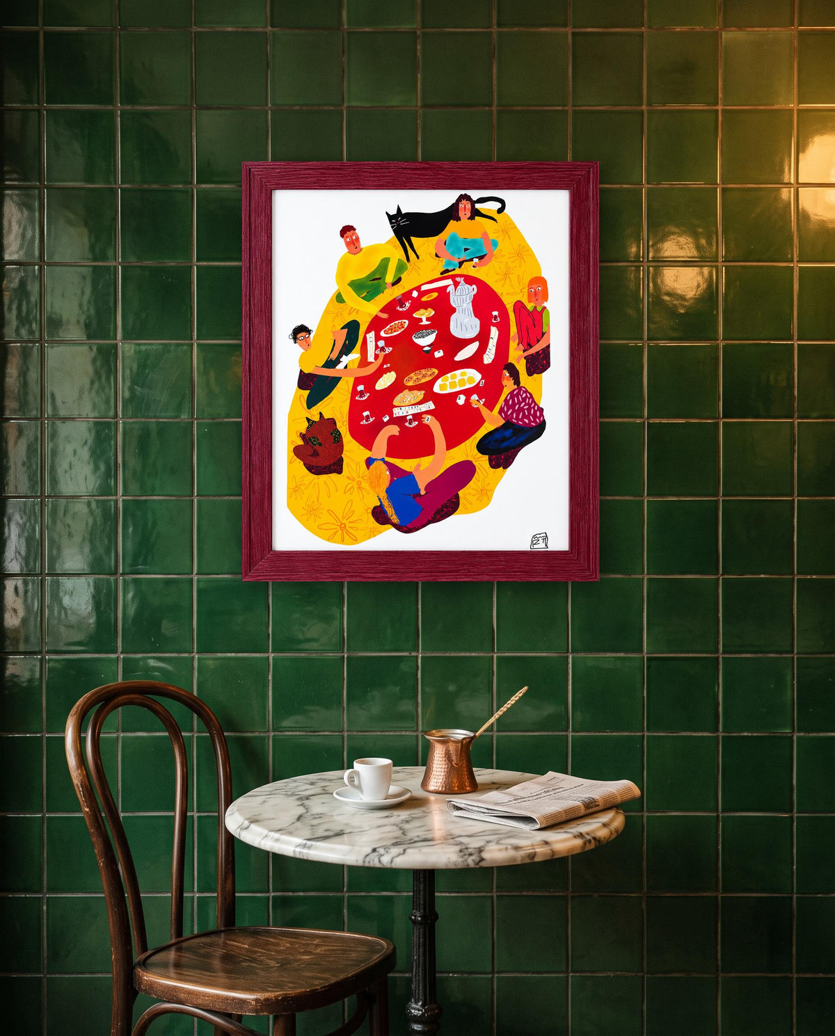 Gathering Art Print