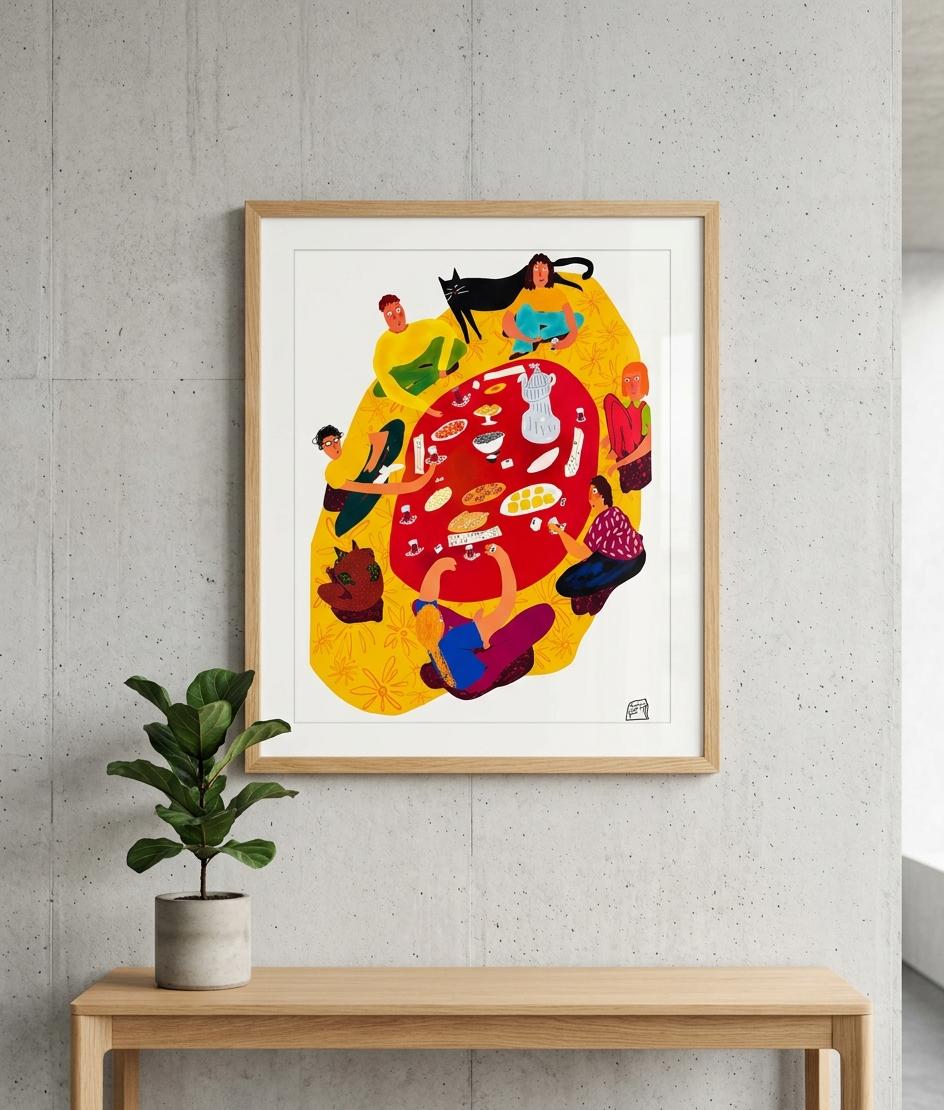 Gathering Art Print