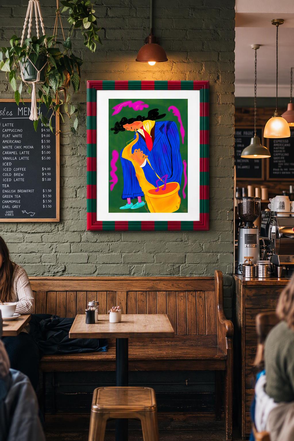 Jazz Musician Art Print