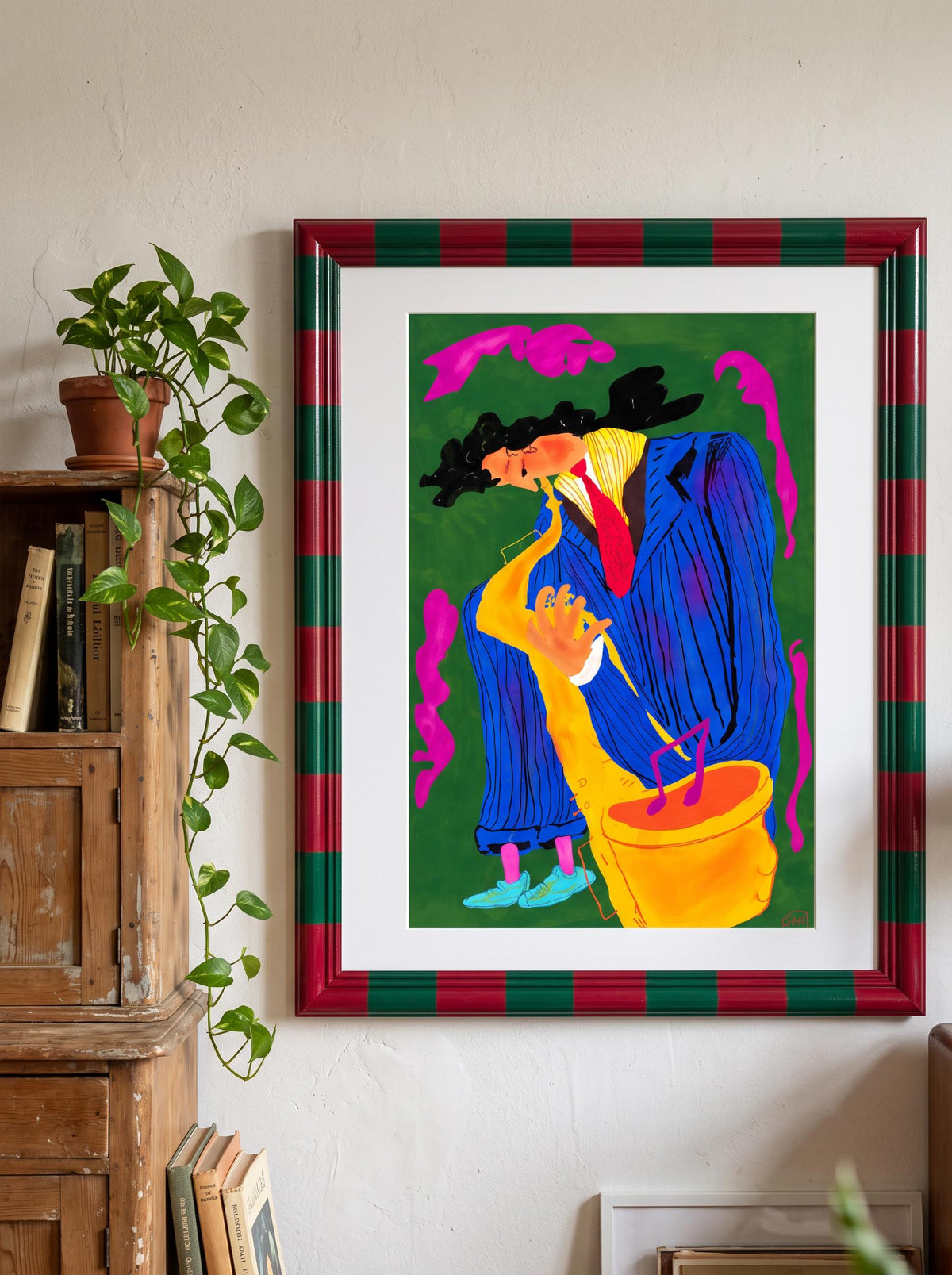 Jazz Musician Art Print