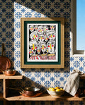 Bold Faces Art Print