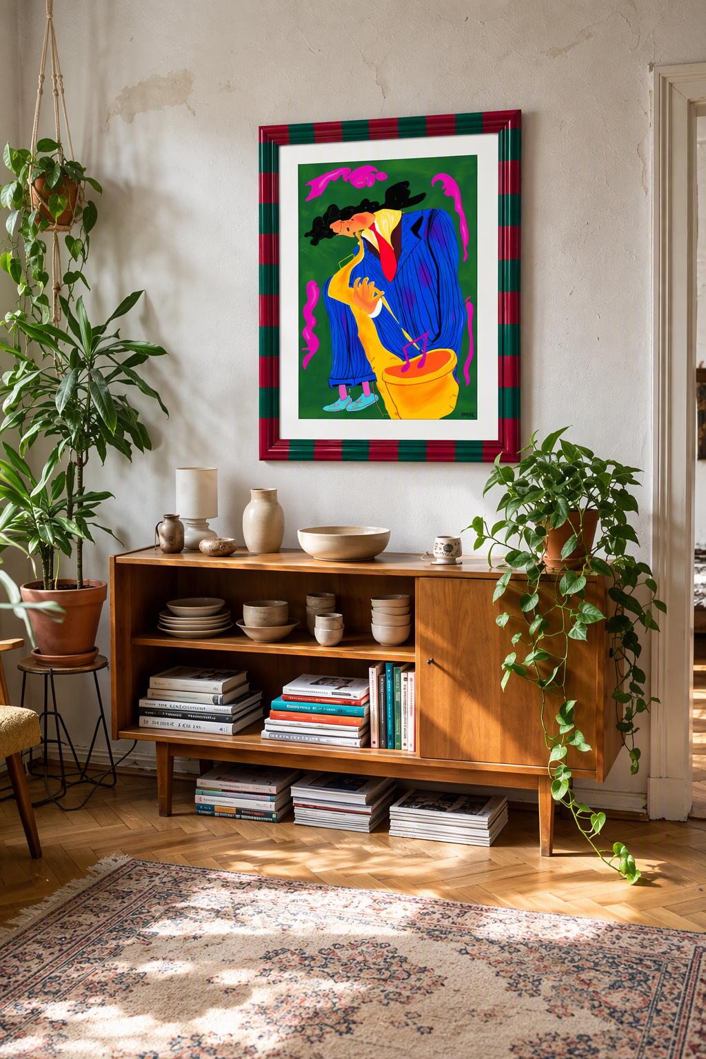 Jazz Musician Art Print